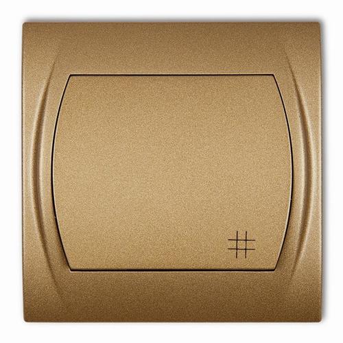 łącznik LOGO krzyżowy złoty met. 8LWP-6