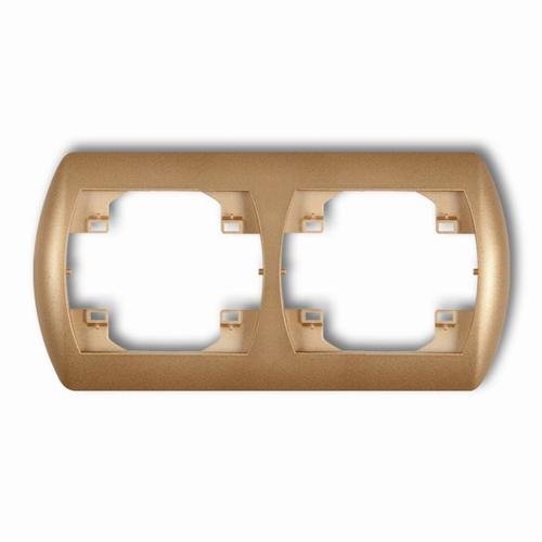 ramka TREND 2-kr.pozio.zloty met. 8RH-2