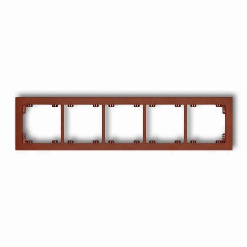 ramka DECO 5-kr.brązowy met. 9DR-5