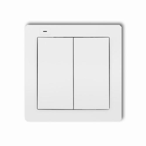 łącznik DECO SMART nadajnik 2-klawisz.4-kanalowy do EXTA FREE biały |DEF-2