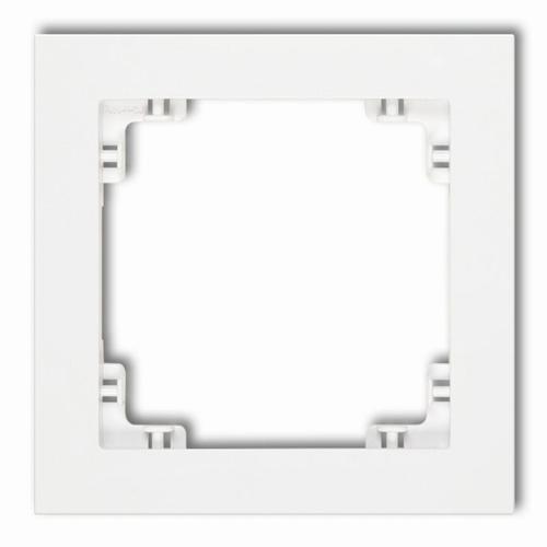 ramka DECO 1-kr.biały DR-1