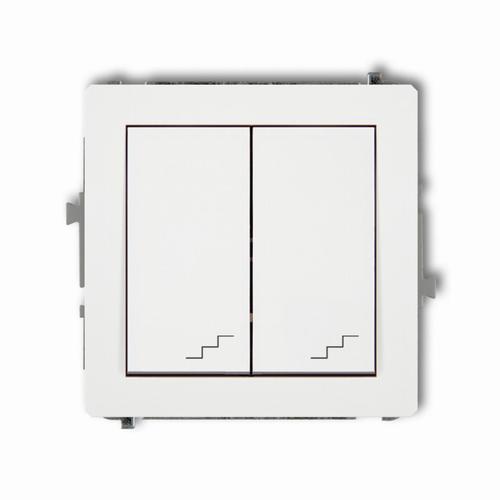 łącznik DECO podwójny schodowy DWP-33 biały