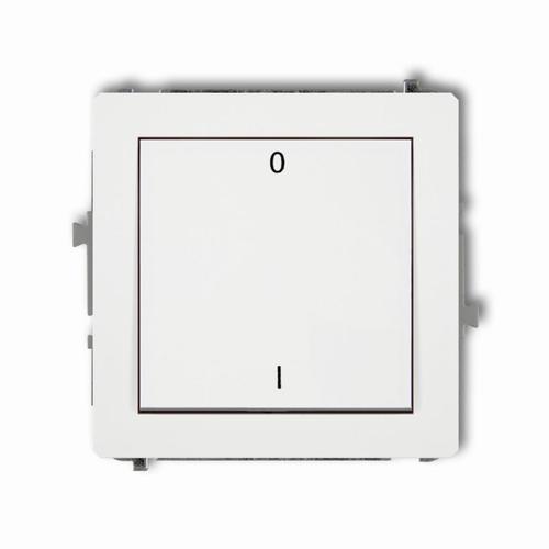 łącznik DECO dwubiegunowy 0-1 biały DWP-9