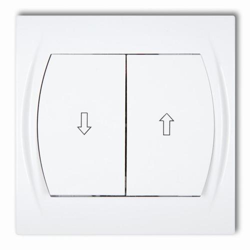łącznik LOGO żaluzjowy biały LWP-8