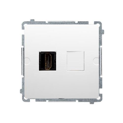 SIMON BASIC gniazdo HDMI pojedyncze (moduł) biały