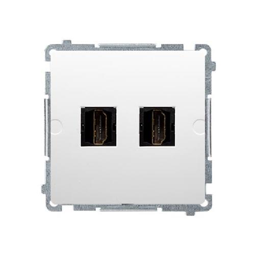 SIMON BASIC gniazdo HDMI podwójne (moduł) biały