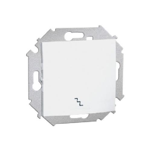 SIMON 15 wyłącznik schodowy do wersji IP44 zaciski śrubowe 10A 250V wymagana uszczelka do ramki (moduł) biały