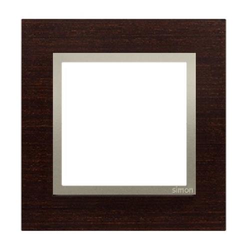 SIMON 54 NATURE ramka 1-kr. drewno złote wenge