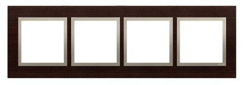 SIMON 54 NATURE ramka 4-kr. drewno złote wenge