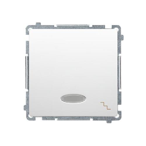 SIMON BASIC wyłacznik schodowy z podświetleniem LED szybkozłącza 10A 250V (moduł) biały