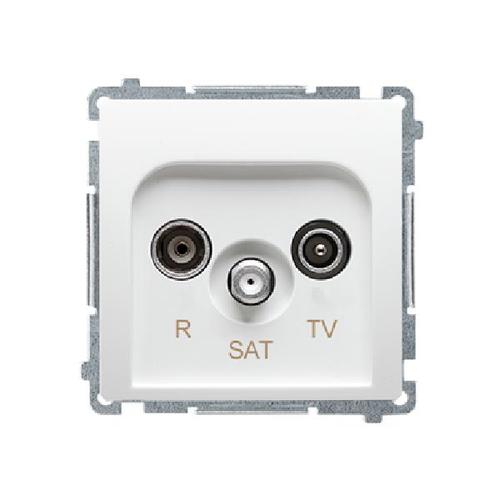 SIMON BASIC gniazdo antenowe R-TV-SAT końcowe (moduł) biały
