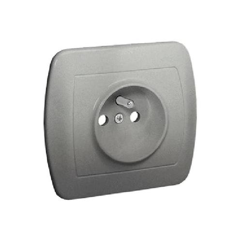 SIMON AKORD gniazdo pojedyncze z/uz. zaciski śrubowe 16A 250V aluminiowy