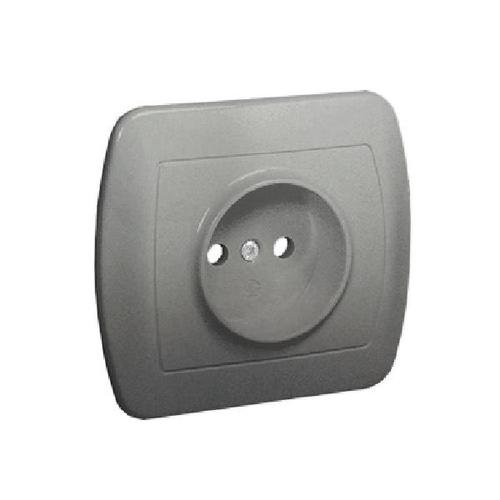 SIMON AKORD gniazdo pojedyncze b/uz. zaciski śrubowe 16A 250V aluminiowy