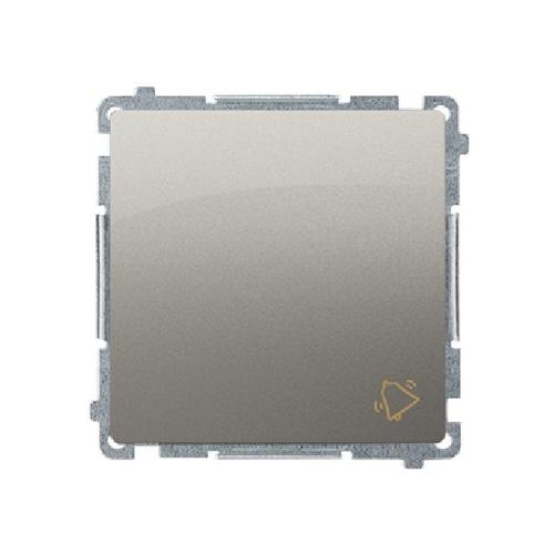 SIMON BASIC przycisk dzwonkowy szybkozłącza 10A 250V (moduł) satynowy