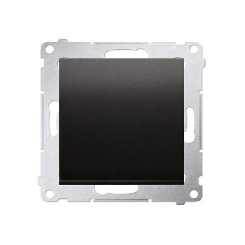 SIMON 54 przycisk pojedynczy zwierny z podświetleniem LED bez piktogramu szybkozłącza 10A 250V (moduł) antracyt