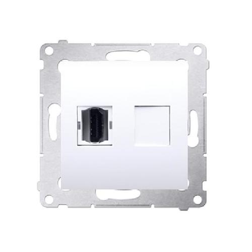 SIMON 54 gniazdo HDMI (moduł) biały
