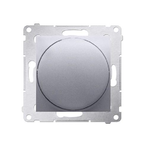 SIMON 54 ściemniacz obrotowy do LED ściemnialnych 230V 2-250W (moduł) srebrny mat