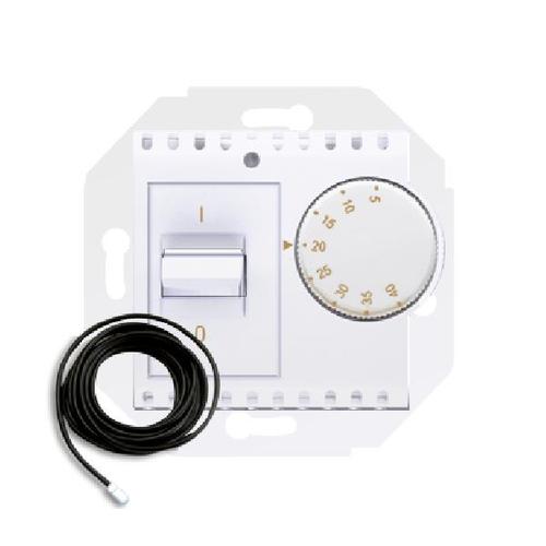 SIMON 54 regulator tempeartury z czujnikiem zewnętrznym 16(2)A 230V (moduł) biały