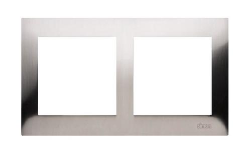 SIMON 54 PREMIUM ramka 2-kr. inox