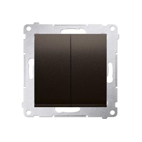 SIMON 54 wyłącznik świecznikowy szybkozłącza 16A 250V (moduł) brązowy mat