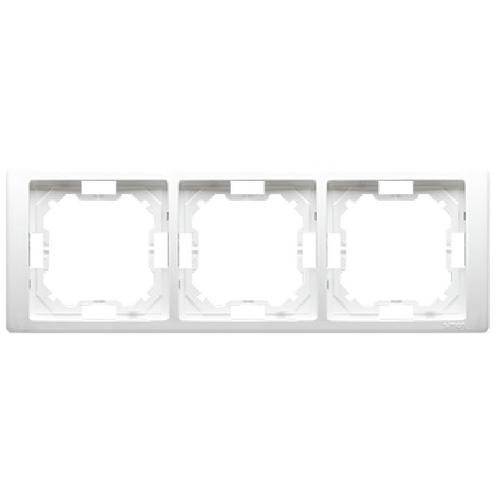 SIMON BASIC NEOS ramka 3-kr. biały