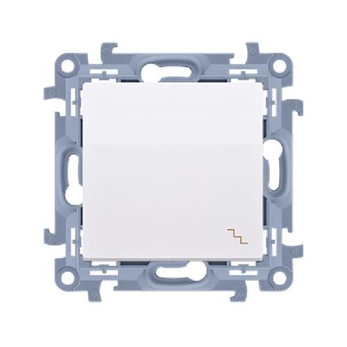 SIMON 10 wyłącznik schodowy zaciski śrubowe 10A 250V (moduł) biały