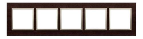 SIMON 54 NATURE ramka 5-kr. drewno złote wenge