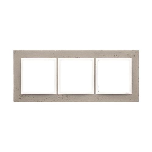 SIMON 54 NATURE ramka 3-kr. beton Al Betone