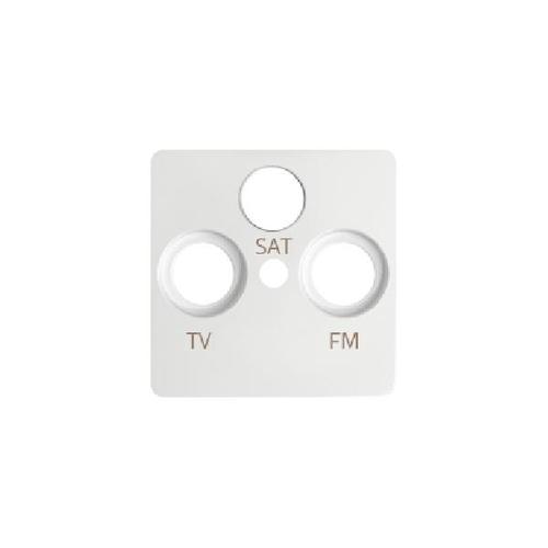SIMON 82 pokrywa gniazda R-TV-SAT biały