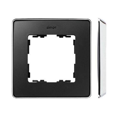 SIMON 82 DETAIL SELECT ramka 1-kr. grafit/podstawa chrom