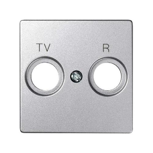 SIMON 82 pokrywa do gniazd R-TV aluminium