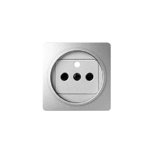 SIMON 82 pokrywa gniazda pojedynczego z/uz. z przesłonami aluminium