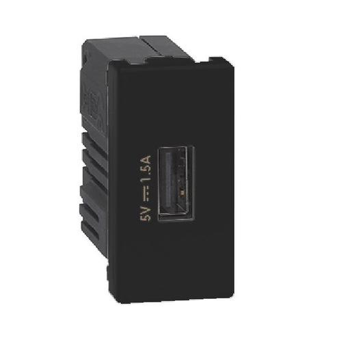 K45 ładowarka USB K45 USB 2.0 - A 5V napięcie :DC 1,5A 45x22,5mm grafit