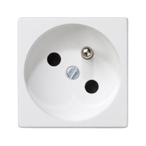 K45 gniazdo pojedyncze K45 z/uz. zaciski śrubowe 16A 250V 45x45mm czysta niel