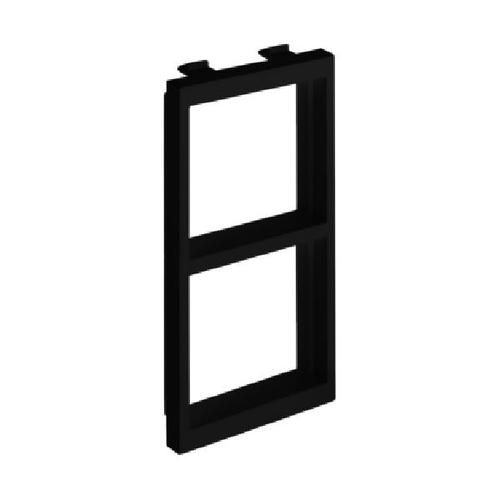 CIMA adapter poziomy 2xK45 108x52mm szary grafit