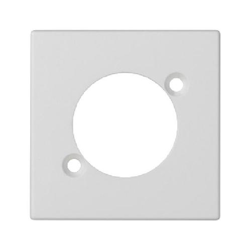K45 płytka K45 pusta do złącza XLR 45x45mm czysta biel
