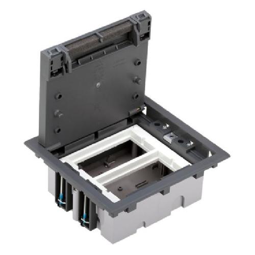 SF puszka podłogowa SF prostokątna 4xK45 2xCIMA 70mm-105mm IK08 szary