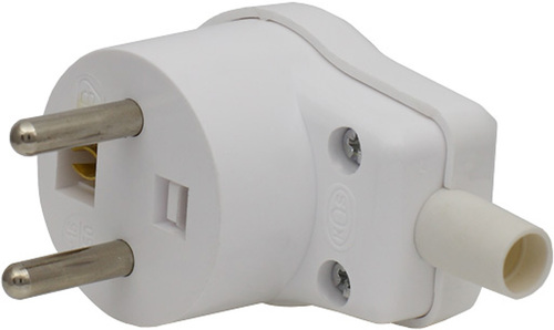 wtyczka POWER z/u rozb.boczna 16A 250V biały WB-130
