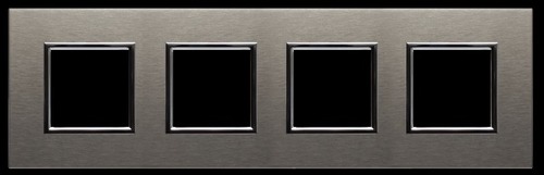 ramka DANTE 4-kr.inox