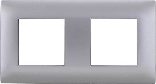 ramka DANTE 2-kr.inox (tworz.lakier.)