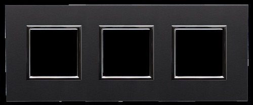 ramka DANTE 3-kr.onyx