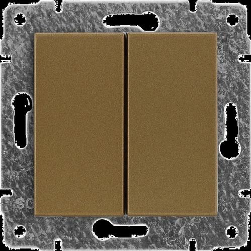 zaślepka VENA moduł.(2szt.22,5mmx45mm) patyna do modu.45x45