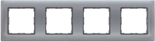 ramka VENA 4-kr.alu