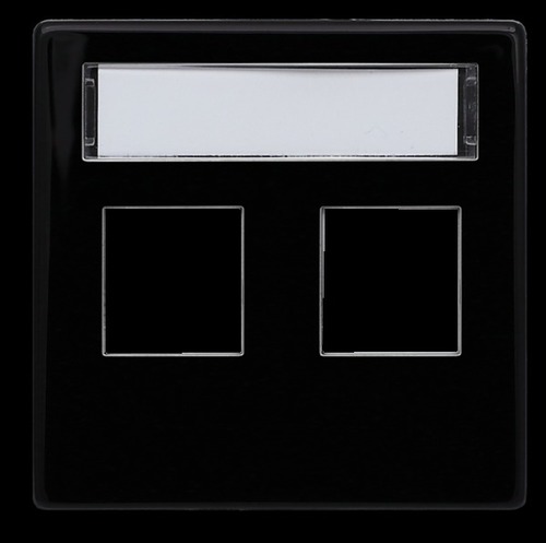 plakietka VENA-52 2xgn. metal czarna 5190802