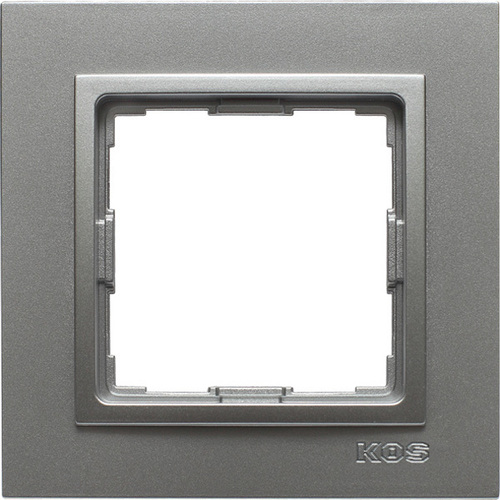 ramka VENA2 1-kr.aluminium