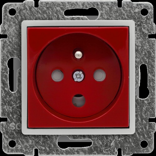 gniazdo VENA typu DATA z/u z kluczem uprawniajacym pow.antybakter.2P+Z, 16A, 250V