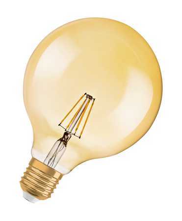 żarówka LED VINTAGE 1906 LED GOLD E27 7W DIM 824 4052899972698 710lm