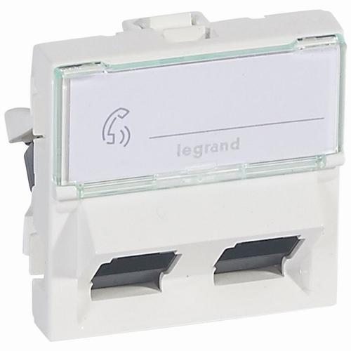 M45:2M 2XRJ45 KAT6 UTP 45O
