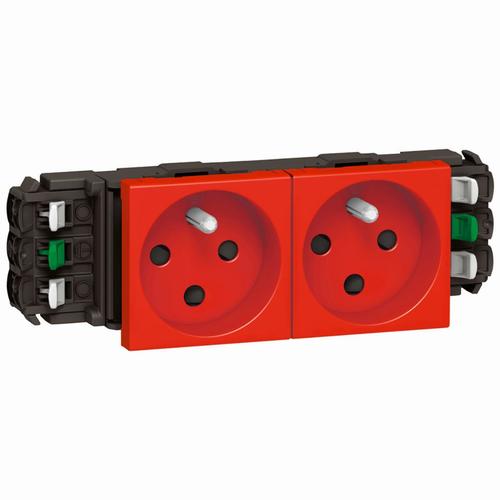 gniazdo M45 DLP podwójne 16A z/u DATA