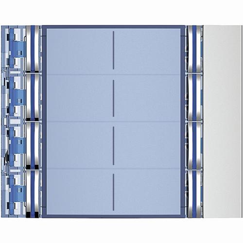 plakietka mod.SFERA 2x4P alu